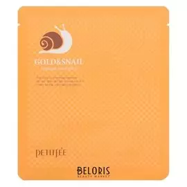 Гидрогелевая маска Petitfee Gold Snail Hydrogel Mask Pack