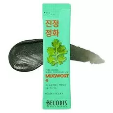 Маска для лица пузырьковая с полынью Pure Essence Mugwort Bubble Cleansing Pack