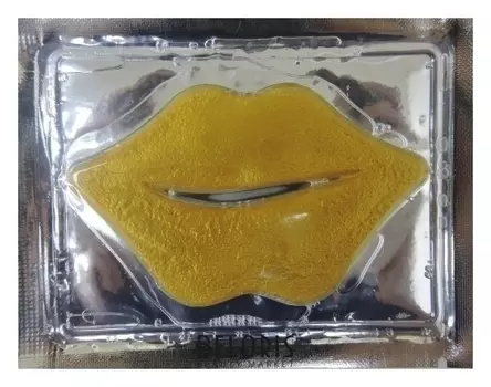 Маска коллагеновая для губ антивозрастная с биозолотом