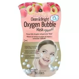 Массажная пенящаяся маска с активным кислородом «Персик»