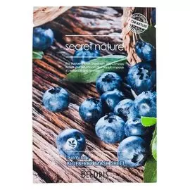 Маска для лица тканевая с черникой Firming Blueberry Mask Sheet