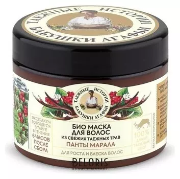 Маска для роста и блеска волос Панты марала