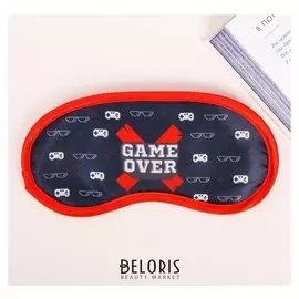 Маска для сна "Game Over"
