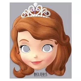 Маска карнавальная "София" принцесса софия, 21,2 х 26,1 см