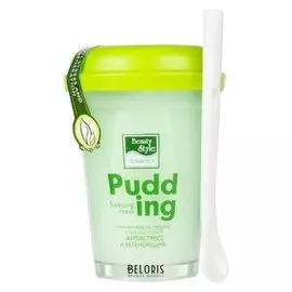 Маска-пудинг для лица ночная с зеленым чаем Антистресс и регенерация