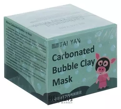 Маска пузырьковая Taiyan Carbonated Clay Mask, 100 г.
