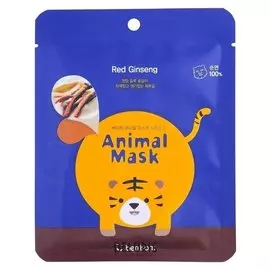 Маска тканевая с экстрактом женьшеня Animal mask series - Tiger