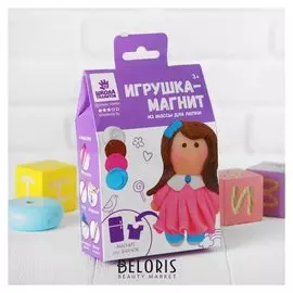 Масса для лепки магнита - значка «Девочка»