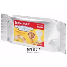 Масса для моделирования и лепки отвердевающая,, белая, высшее качество