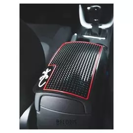 Массажный коврик подлокотника, ящерица с красной окантовкой, 26х15 см