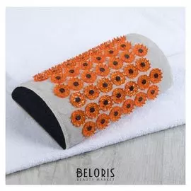 Массажёр-аппликатор «Тибетский валик», для шеи и поясницы, с магнитами, для интенсивного воздействия, цвет жёлтый