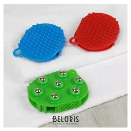 Массажёр двусторонний, универсальный, 7 шариков, с подвесом