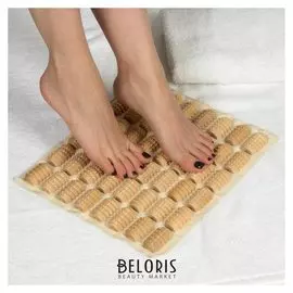 Массажёр «Коврик», 28,5 × 33,5 см, деревянный