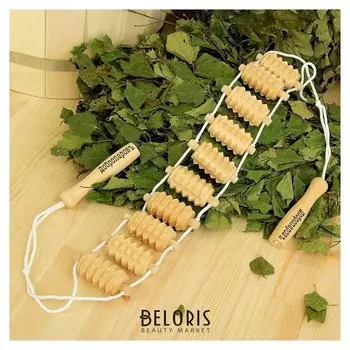 Массажёр-лента банный "Добропаровъ" роликовый