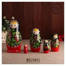 Матрешка «Ягоды», 5 кукольная, 17 см