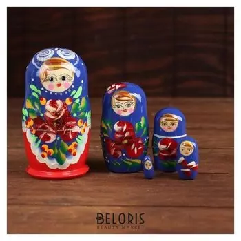 Матрёшка 5 в 1, расписная, малая