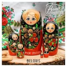 Матрёшка 6-ти кукольная «Краса россии»
