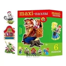 Макси-пазлы Маша и медведь