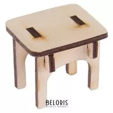 Мебель кукольная "Табуретка" из фанеры