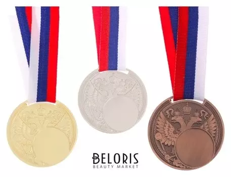 Медаль "Герб" под нанесение диам 5 см, бронза