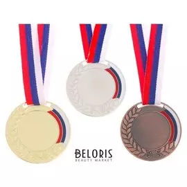 Медаль "Лавры" под нанесение диам 5 см, золото