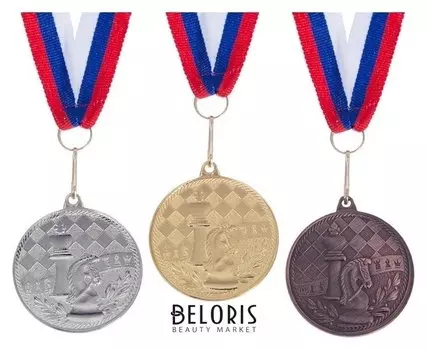 Медаль тематическая 175 "Шахматы" серебро