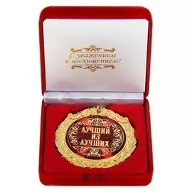 Медаль в бархатной коробке «Лучший из лучших»