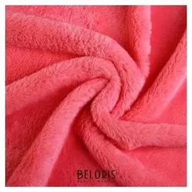 Мех искусственный, размер 40×50 см, цвет розовый