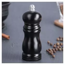 Мельница, 13 × 4,5 см, металлический механизм, цвет чёрное дерево