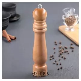 Мельница, 25 × 5 см, металлический механизм, цвет светлое дерево