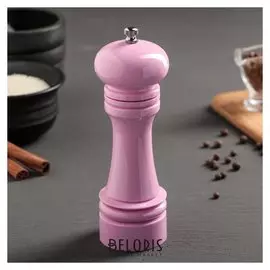 Мельница «Нежность», керамический механизм, 18 × 5,5 см, цвет розовый