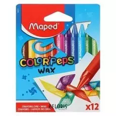 Мелки восковые 12 цветов Color Peps Wax