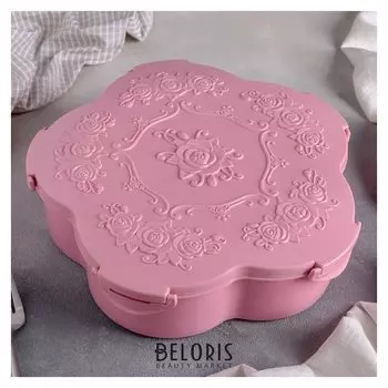 Менажница с крышкой «Барокко», 27×26,6 см, 5 съёмных ячеек