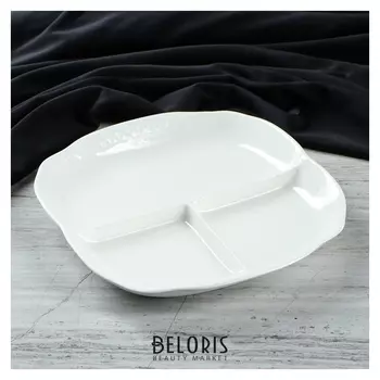 Менажница "Весна" белая