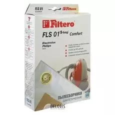 Мешки пылесборники Filtero FLS 01 (S-bag) Comfort, 4 шт., для Philips, Electrolux, синтетические