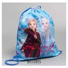 Мешок для обуви 420*350, «Анна и эльза», холодное сердце