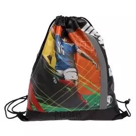 Мешок для обуви, 460 х 360 мм, сдс-33, элит, светоотражающая полоса, «Яркий футбол»