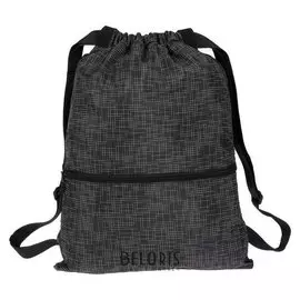 Мешок для обуви 470*370 оникс мо-29-47, чёрный 57651