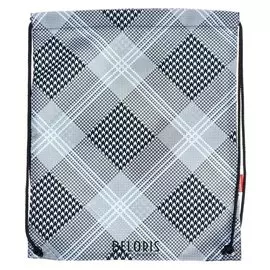 Мешок для обуви со светоотражающими элементами Black white