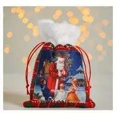 Мешок для подарков «Дед мороз с подарками»