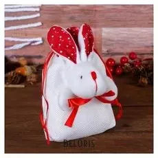 Мешок для подарков «Зайка», виды