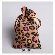 Мешок подарочный «Леопард», 15 х 20 см