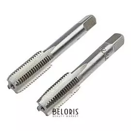 Метчики метрические ручные Tundra, М12 х 1.5 мм, комплект из 2шт.