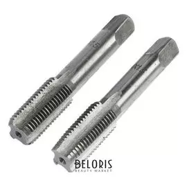 Метчики метрические ручные Tundra, М14 х 1.5 мм, комплект из 2шт.