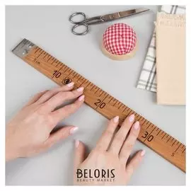 Метр деревянный, 100 см, с клеймом, гост