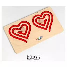 Межполушарная доска Сердце, красная