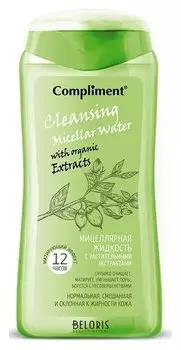 Мицеллярная жидкость для нормальной, смешанной и склонной к жирности кожи Матирующий эффект 12 часов