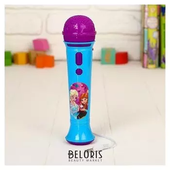 Микрофон музыкальный "Эльза и Анна" звук, свет