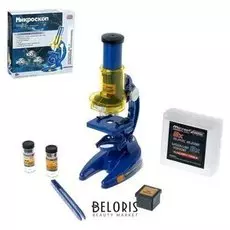 Микроскоп детский с набором для исследований