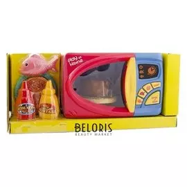 Микроволновая печь с продуктами (свет, звук)